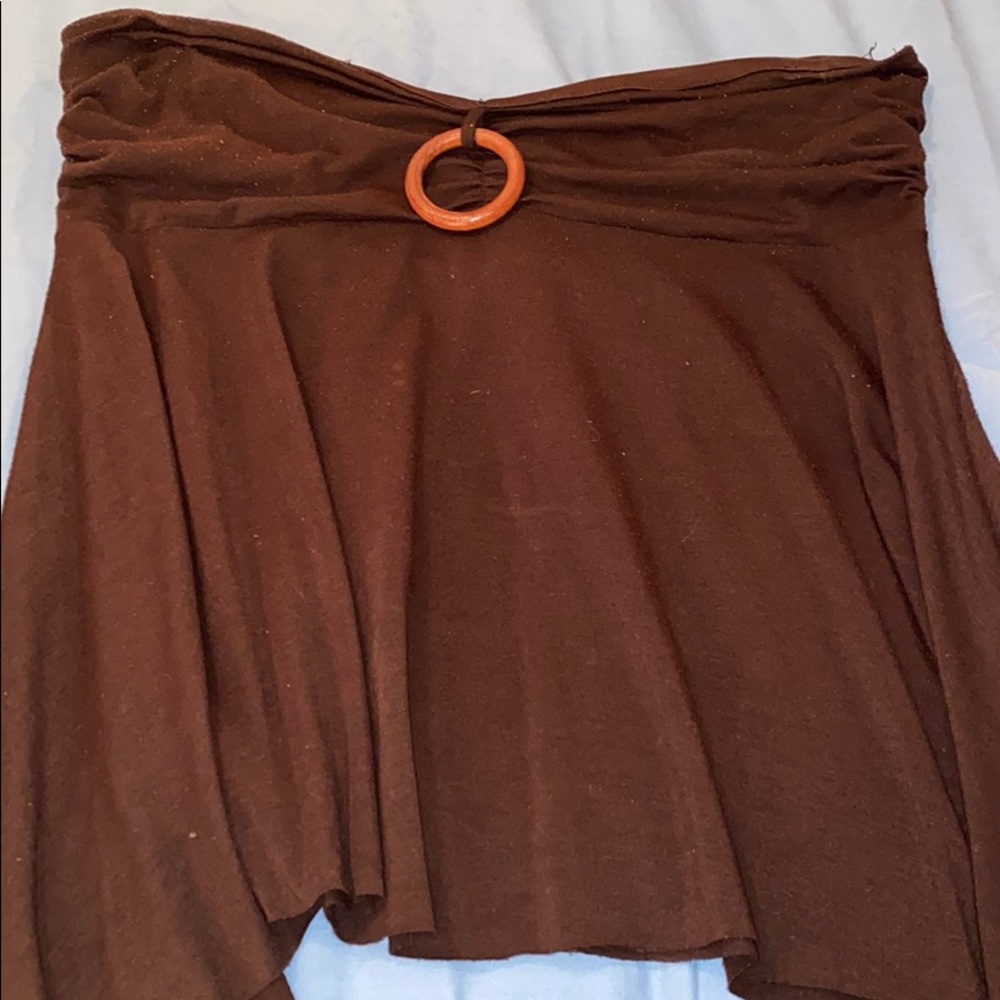 Brown Tube Top by Tempted